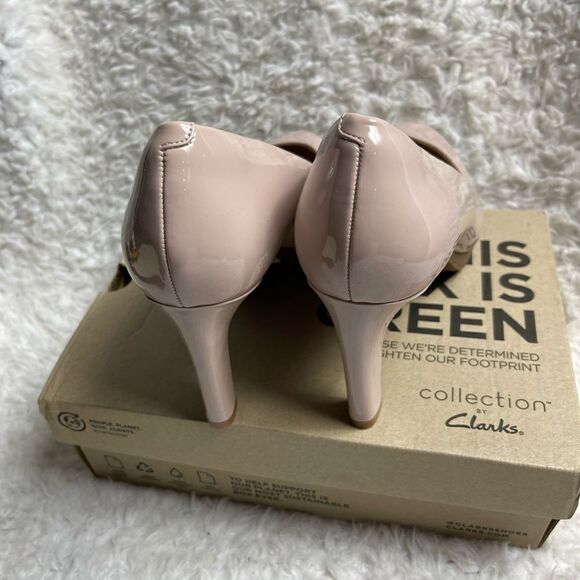 NWB Ambyr Joy Dusty Rose slip on platform heels Size 10M - Picture 5 of 8